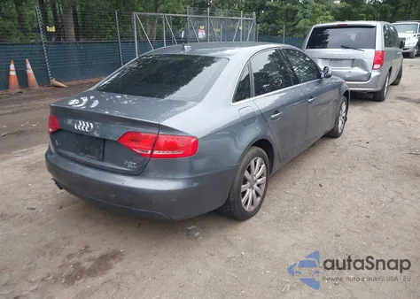 2012 Audi A4 2.0T Premium from USA, damaged, VIN WAUBFAFL2CN012394